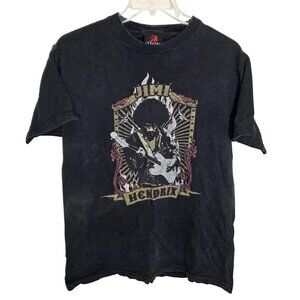 VTG Y2K Jimi Hendrix Zion Rootswear Black Graphic T Shirt Sz L Rock Psychedelic